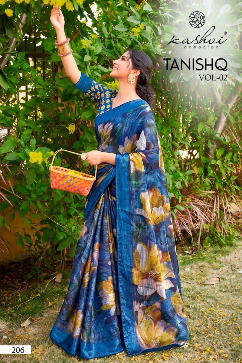 Tanishq Vol 2 By Kashvi Siya Silk Digital Printed Saree 
